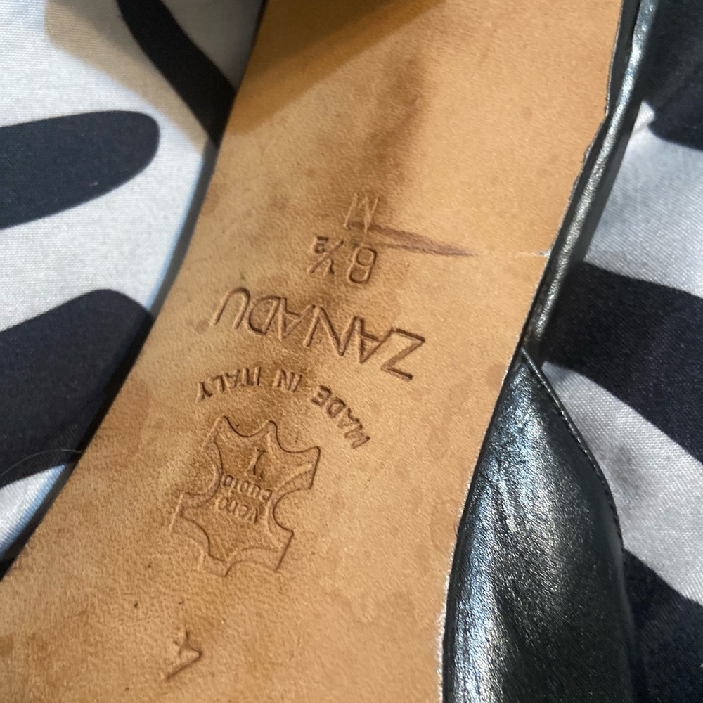 Brighton made in Italy leather slides size 8 1/2 - Picture 6 of 6